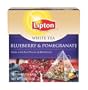 Lipton Pyramid Tea Bags, White With Blueberry Pomegranate, 18-Count Tea Bags (Pack of 6)