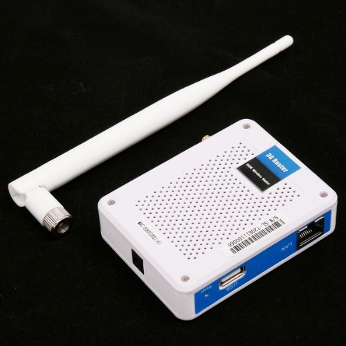 Portable Mini 150M 802.11n WiFi Wireless 3G Router White