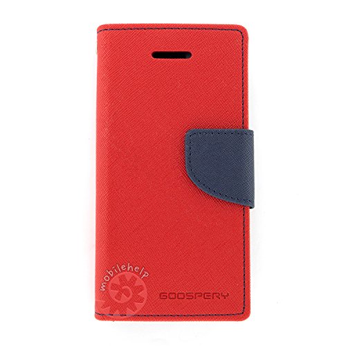 MERCURY Goospery Fancy Diary Case for Apple iPhone 5C Flip Wallet Cover (Red)