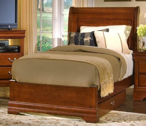 Vaughan Bassett Lafitte-Flame Twin Sleigh Platform 