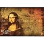 Da Vinci Code Movie (Mona Lisa & Vitruvian Man, So Dark the Con of Man) Poster Print - 24x36