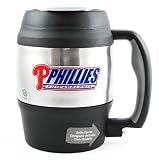 MLB Philadelphia Phillies 52-Ounce Stainless Steel Macho Travel Mug with Bottle Opener