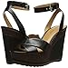 Nine West Women's Wakely Leather Wedge Sandal