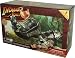 Indiana Jones Kingdom of the Crystal Skull Movie Series Vehicle Set - Jungle Cutter with Blades that Really Turn, Projectile Launcher Plus Inserts that Convert into Diorama and Crate