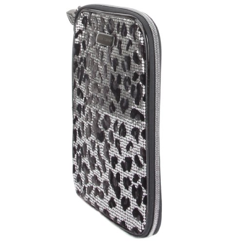Betsey Johnson Ipad Case - Pewter Leopard Betsey Johnson Ipad Case - Pewter Leopard