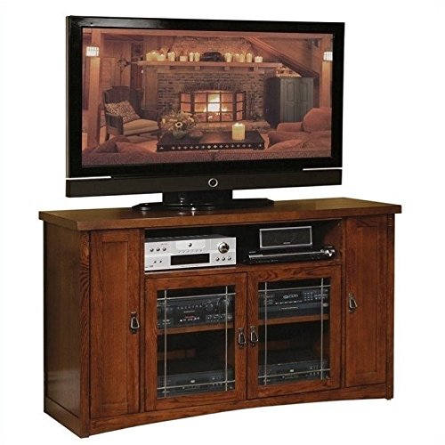 Kathy Ireland Home by Martin Mission Pasadena 60-1/2-Inch Full-Sized Tall Entertainment TV Console; 36-Inch Height