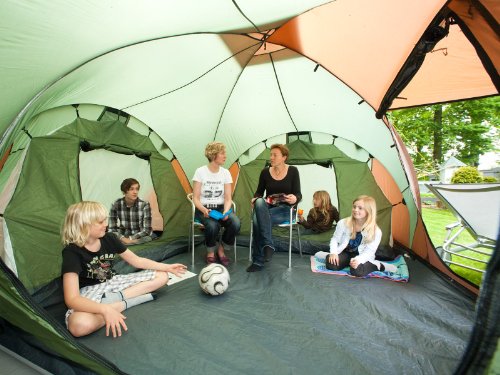 Skandika Daytona Deluxe XXL Tente de camping familiale 9 personnes 570 x 390 cm