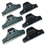 Hair Art Finger Razor Set Black (Pack of 6)