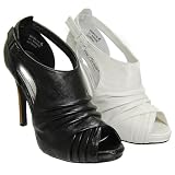 Anne Michelle by Journee Peep Toe Stiletto Bootie