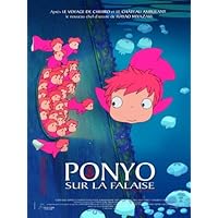 Ponyo on the Cliff Poster French B 27x40 Hayao Miyazaki Hiroki Doi Jji Tokoro