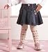 Info/Buy Denim Skirt & Floral Tights