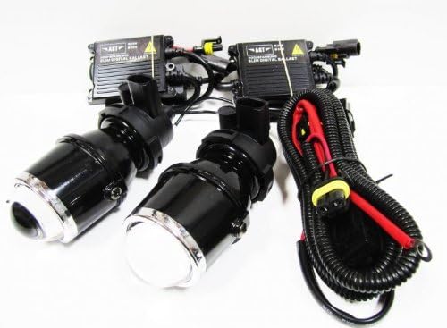 HID Projector Fog Lights Universal Add-on 10000K Blue with Digital Ballasts