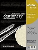 Wausau Professional Series Astroparche Resume Paper #26126, 100 Count Natural 24 lb.