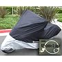 Heavy Duty Motorcycle Covers. XXL. Fits most 1500cc and larger Cruiser, Full dress touring, Chopper with all accessories. Fit up to 108" length bikes. Come with 45" Cable and Lock (hw500 lock)