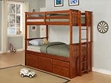 Twin Bunk Bed by Powell - Wood Tones (261-037R)
