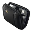 Small Hard Drive Case for Ultra Protection for Mini / Slim External HardDrives - Provides Storage for IOMEGA eGo Portable Hard Drive and accessory cables ( Internal case dimentions: 6" x 3.75" x 1.25" see compatibility below )