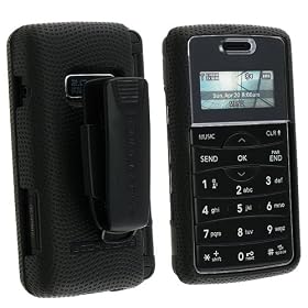 LG EnV2 VX9100 Body Glove Clip-on Case [OEM] 9085901, Black by eForcity by 