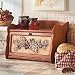 Grapes BREAD BOX Kitchen Vineyard WOODEN Breadbox NEW