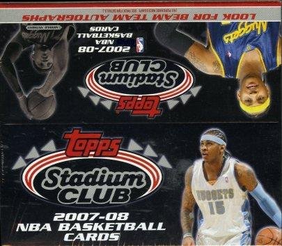 2007/2008 Topps Stadium Club NBA Basketball Factory Sealed 24 Pack Retail Box with AUTOGRAPH !