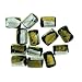 All Products : Pugster Black Tube Gold Silver Foil Murano Glass Beads