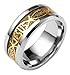 Tanyoyo 8mm Mens womens Titanium Stainless Steel JESUS Rings Wedding Bands Promise Size 6-13 (6)