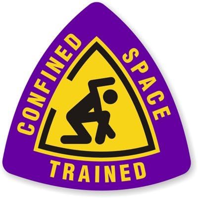 Confined Space Trained Decal