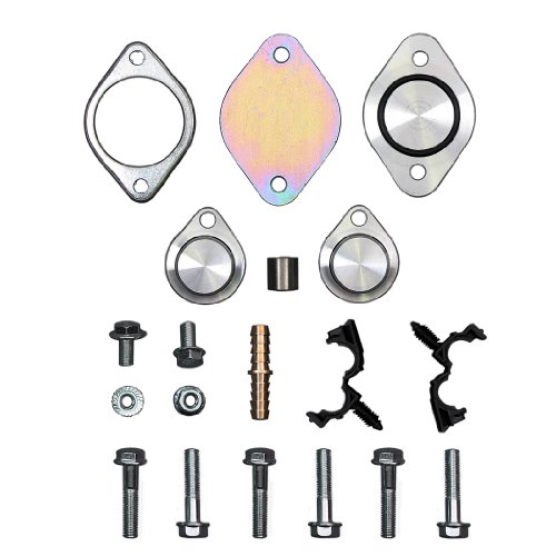 CNS EGR-DK-500 EGR Valve Cooler Delete Kit for Ford F-Series Super Duty 6.4L (391ci) OHV V8 PowerStroke Diesel Turbo 04-10