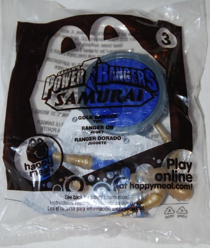 McDonalds 2011 Power Rangers Samurai Gold Ranger Toy #3 McDonalds 2011 Power Rangers Samurai Gold Ranger Toy #3