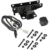 Rugged Ridge 11580.52 2" Receiver Hitch Kit with Jeep Plug