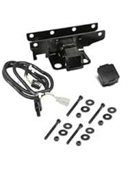 Automotive Parts and Accessories: Rugged Ridge 11580.52 2" Receiver Hitch Kit with Jeep Plug - Omix-Ada