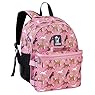 Wildkin Horses in Pink Bogo Backpack with Lunch Bag, One Size