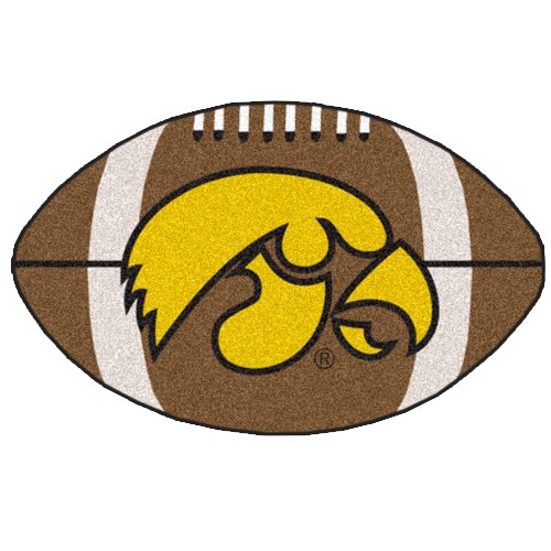 FANMATS 3889 University of Iowa Football Mat
