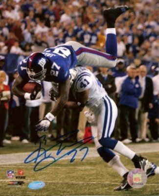 Brandon Jacobs Autographed/hand Signed New York Giants 8x10 Photo