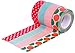 HIART Repositionable Washi Tape, Dots and Stripe Christmas Select, Set of 4
