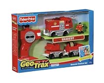 Fisher-Price GeoTrax Rail and Road System RC Set with Figure Assortment