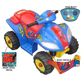 Spiderman 6 Volt Car Ride On