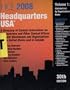 Headquarters USA 2008: A Directory of Contact Information for Headquarters and Other Central Offices of Major Businesses & Organizations in the United States and in Canada (Headquarters USA)