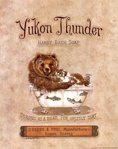 Yukon Thunder FINEST BRAND CANVAS Print With Added Heavy BRUSHSTROKES Kathy Jennings 11x14