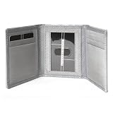 Stewart Stand Men's Stainless Steel Tri-Fold Wallet