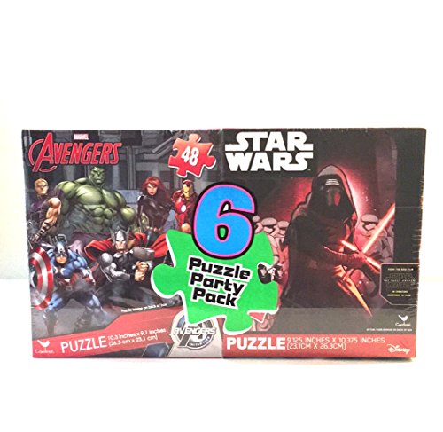 Marvel Ultimate Spiderman 6 Puzzle Party Pack