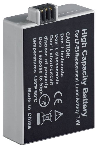1aTTack.de 1aTTack Ersatzakku f&uuml;r Canon LP-E5 (800mAh)