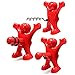 Funny Man Novelty Wine Corkscrew Bottle Opener, Wine Bottle Stopper, Beer Bottle Opener, a Gag Gift for Wine Lover and Beer Lover (Set of 3)