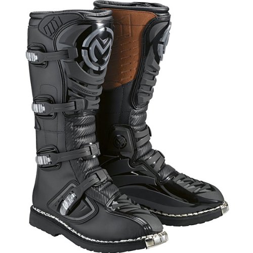 Moose M1 Mens Motocross Boots w/ ATV Sole Black 