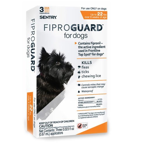dog allergy to fleas:Fiproguard Fiproguard Topical for Dogs Less Than 22-Pound