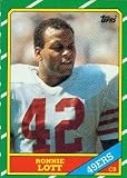 1986 Topps #168 Ronnie Lott - San Francisco 49ers (Football Cards)