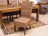 Banana Leaf Roll Back Dining Chairs Set Of 4 Compliment Dakota