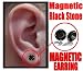 Magnetic Earrrings - Black Onyx Pair of Magnetic Earrings #13