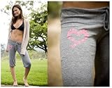 EcoZuzu Heart Skull Recycled Crop Pants