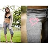 EcoZuzu Heart Skull Recycled Crop Pants