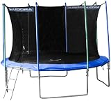 Hudora Trampolin 426 cm Ø mit Netz, 4 Füße, 4 Kartons, belastb. bis 150kg